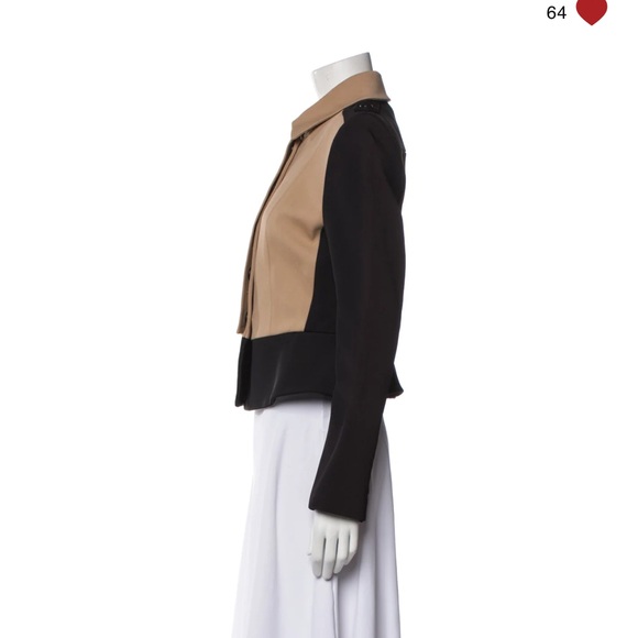 Burberry Tan and Black Jacket - Picture 2 of 3